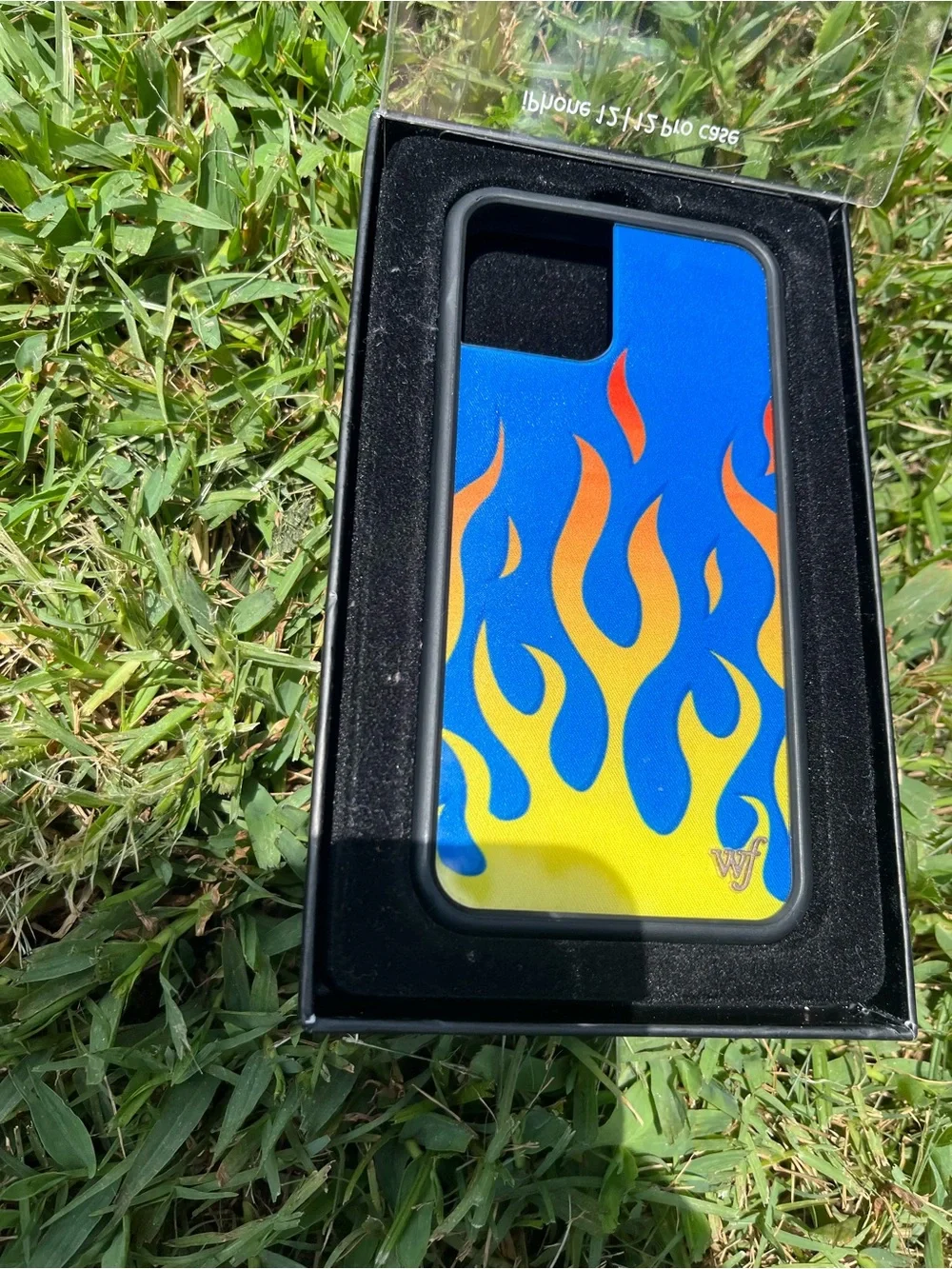 Blue Plus Yellow Flame Wildflower Case for iPhone 12